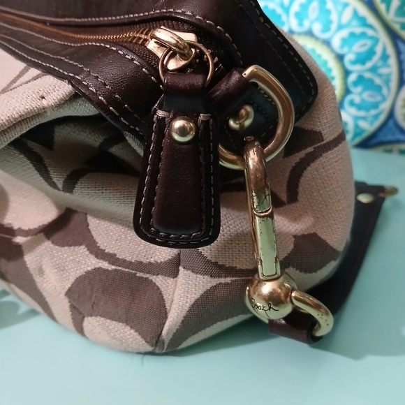 Coach Shoulder Bag - Kristin with Signature Monogram - Picture 13 of 13